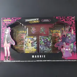 2020 Pokemon TCG CCG Champion's Path Marnie Premium Collection Collector Box New 820650808043 - Image 1