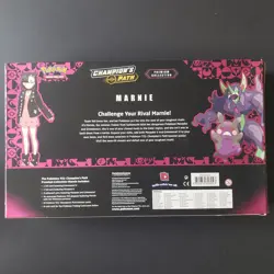 2020 Pokemon TCG CCG Champion's Path Marnie Premium Collection Collector Box New 820650808043 - Image 2