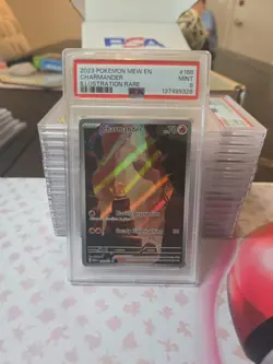 Pokemon TCG Charmander 168/165 Scarlet & Violet 151 Illustration Rare PSA 9 - Image 1