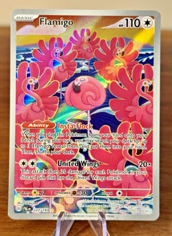 Pokemon TCG Flamigo Scarlet & Violet Paldea Evolved Holo Card 227/193 IR 34 - Image 1