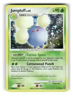 Jumpluff 11/132 Holo Rare Secret Wonders Pokemon Holo Lightly Played - Image 1