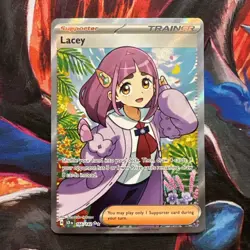 Lacy 166/142 - Full Art Trainer - Stellar Crown - English - Pokemon TCG - Image 1