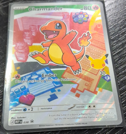 Pokemon Charmander Promo MEP 038 Stamped Holo Basic 80 HP Ember 30 Card - Image 1