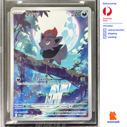 BGS 9.5 GEM MINT | Zorua 142/086 IR | White Flare | Pokemon TCG - Image 2