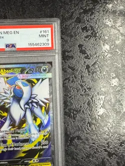 2025 POKEMON MEG EN MEGA ABSOL ex ULTRA RARE #161 💎 PSA 9 - Image 2