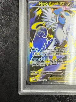2025 POKEMON MEG EN MEGA ABSOL ex ULTRA RARE #161 💎 PSA 9 - Image 4