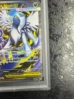 2025 POKEMON MEG EN MEGA ABSOL ex ULTRA RARE #161 💎 PSA 9 - Image 5