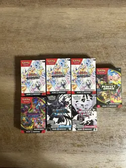 Pokemon TCG Sealed Lot 7 Booster Bundles, Prismatic Evolutions And More - Image 1
