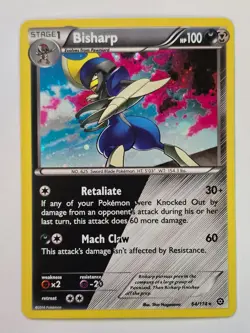 BISHARP - 064/114 - Cosmos Holo - NM - Steam Siege Promo - Image 1