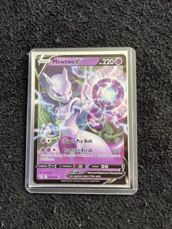Pokemon TCG Mewtwo V Pokemon Go 030/078 Holo Ultra Rare - Image 2