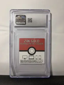 Raichu Pokemon Candy Stickers (2023) Korean 24k Gold Plating CGC 10 GEM MINT - Image 2