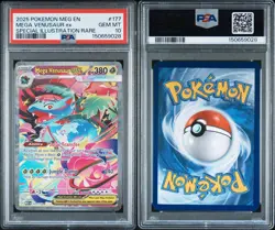2025 POKEMON MEG EN-MEGA EVOLUTION #177 MEGA VENUSAUR EX PSA 10 - Image 3