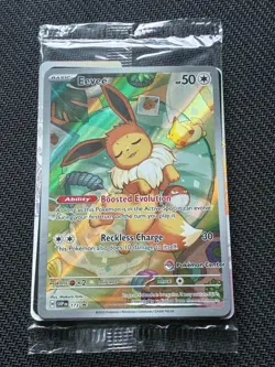 Eevee SVP 173 Pokemon Center Stamped Promo - Prismatic Evolutions - Sealed - Image 1