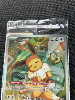 Eevee SVP 173 Pokemon Center Stamped Promo - Prismatic Evolutions - Sealed - Image 3