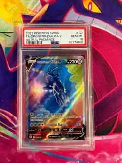 Origin Forme Dialga V 177/189 Astral Radiance English PSA Graded 10 Pokemon TCG - Image 1