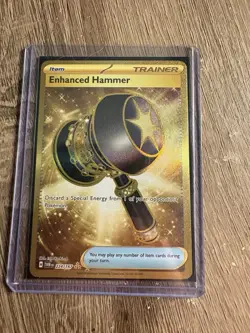 Pokemon Enhanced Hammer Hyper Rare Full Art Holo 224/167 SV06 English - Image 1
