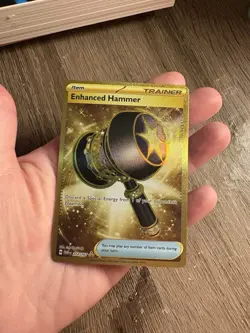 Pokemon Enhanced Hammer Hyper Rare Full Art Holo 224/167 SV06 English - Image 2