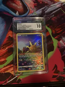 CGC 10 GEM MINT Solrock GG15/GG70 Crown Zenith Galarian Gallery Holo Pokemon - Image 1