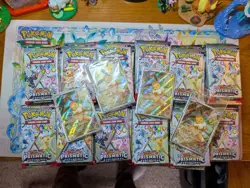 294 Prismatic Evolutions Pokemon Pack Lot. 4 Eevee ETB Promos Included! Sealed! - Image 1