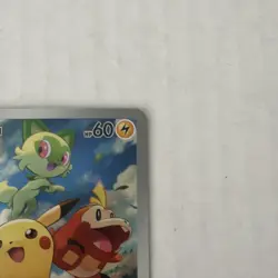 Pokemon Pikachu 027 Adventuring Together Promo Holo Full Art Sv Scarlet Violet - Image 3