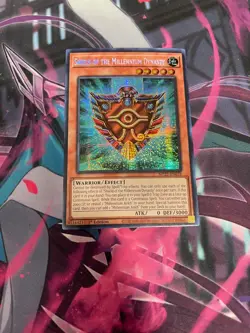 YUGIOH - SHIELD OF THE MILLENNIUM DYNASTY - MP25 - SECRET RARE - NM - 1ST ED - Image 1