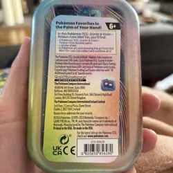 Pokemon Maushold Paldean Fates Mini Tin Opened / No Packs - Image 2