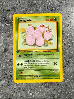 Pokemon TCG Cards 1st Edition Exeggcute 52/64 Jungle EXC-NM - Image 1