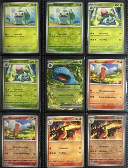 Pokemon 151 Complete Master Set + Most Promos In Mew Binder NM *READ DESCRIPTION - Image 2