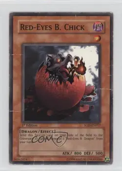 Red-Eyes B Chick 1st Ed. YuGiOh Soul of the Duelist #SOD-EN017 2004 READ - Image 1