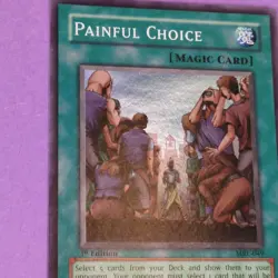 Yugioh Painful Choice MRL-049 1st Edition Super Rare - Never Played NM/M - Image 3
