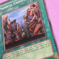 Yugioh Painful Choice MRL-049 1st Edition Super Rare - Never Played NM/M - Image 4