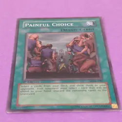 Yugioh Painful Choice MRL-049 1st Edition Super Rare - Never Played NM/M - Image 5