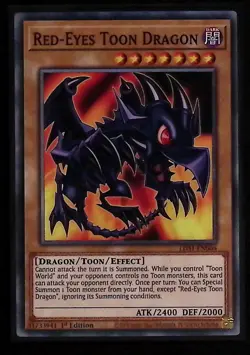 Red Eyes Toon Dragon - LDS1-EN066 - Common - 1st Edition Yugioh - Image 1