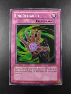 YUGIOH 2004 | NULL AND VOID | SOD-DE057 | 1ST EDT | GERMAN | VG - EXCELLENT - Image 1