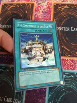 Yugioh The Sanctuary in the Sky AST-042 Super Rare 1st Edition Near Mint - Image 2