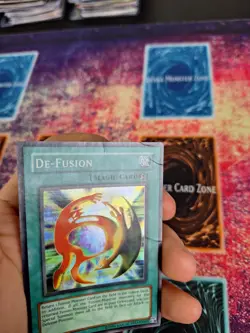 Yugioh De-Fusion LON-097 Super Rare Unlimited Moderately Played - Image 3