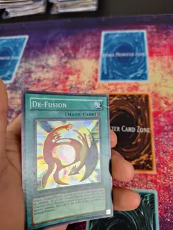 Yugioh De-Fusion LON-097 Super Rare Unlimited Moderately Played - Image 4