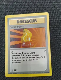 Super Potion 90/102 Set de Base Ed1 Carte Pokemon fr - Image 1