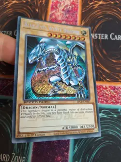 Yugioh Blue-Eyes White Dragon SBCB-WEN087 Secret Rare 1st Edition Near Mint - Image 2