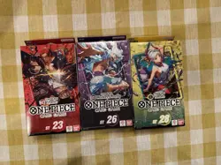 One Piece Starter Deck Lot ST-23 ST-26 ST-28 Shanks Luffy Yamato Sealed Lot 3 - Image 1