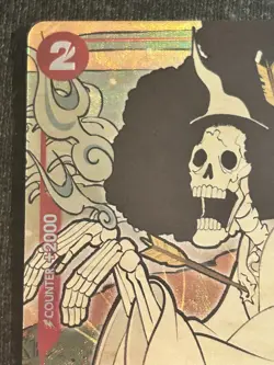 Brook English Version 1st Anniversary Exclusive Promo Card NM One Piece - Image 2