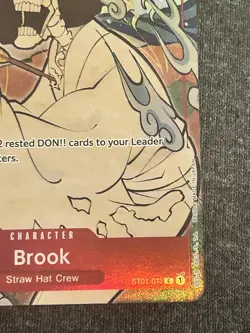 Brook English Version 1st Anniversary Exclusive Promo Card NM One Piece - Image 4