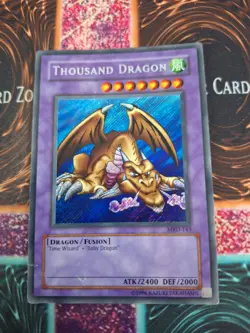 Yugioh Thousand Dragon MRD-143 Secret Rare OG Unlimited Moderately Played - Image 1