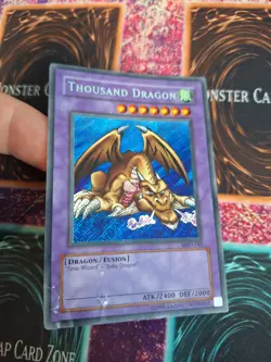 Yugioh Thousand Dragon MRD-143 Secret Rare OG Unlimited Moderately Played - Image 2
