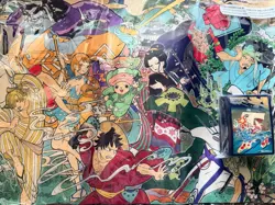 One Piece Tcg 1st Anniversary Playmat & Sleeves Box Included - Image 1