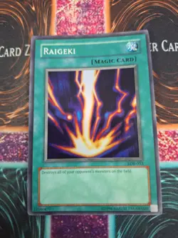 Yugioh Raigeki LOB-053 Super Rare OG Unlimited NM/LP - Image 1