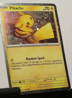 Pikachu - (Cosmo Holo) 051/162 Miscellaneous Cards & Products Holo - Image 3