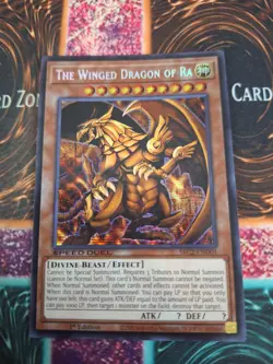 Yugioh The Winged Dragon of Ra SBC2-END01 Prismatic Secret Rare 1st Edition NM - Image 1