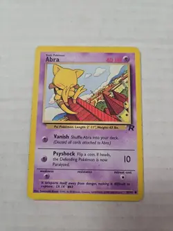 ABRA - 49/82 - Team Rocket - Pokemon Card - Pokemon TCG- WOTC - Image 1