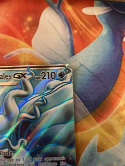 Pokemon Alolan Ninetales GX TCG Full Art Holo Card 132/145 Sm-Guardians Rising - Image 4
